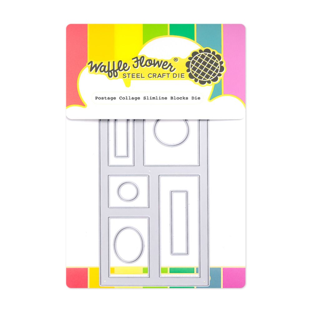 Postage Collage Slimline Blocks - Die Set