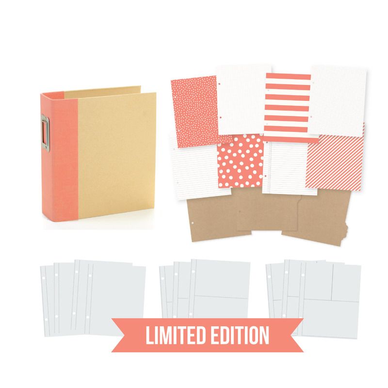 Coral - 6x8 Snap Binder - SN@P! Album