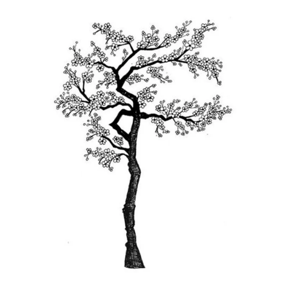 Cherry Blossom Tree - Stamp