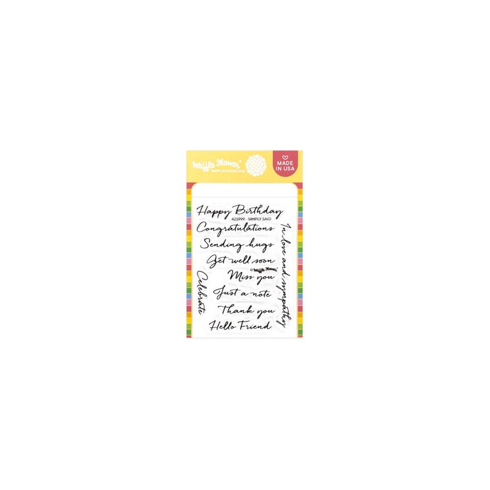 Simply Said - Clear Stamp Set