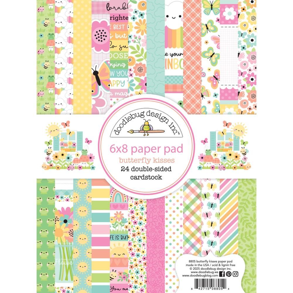 6x8 Paper Pad - Butterfly Kisses Collection