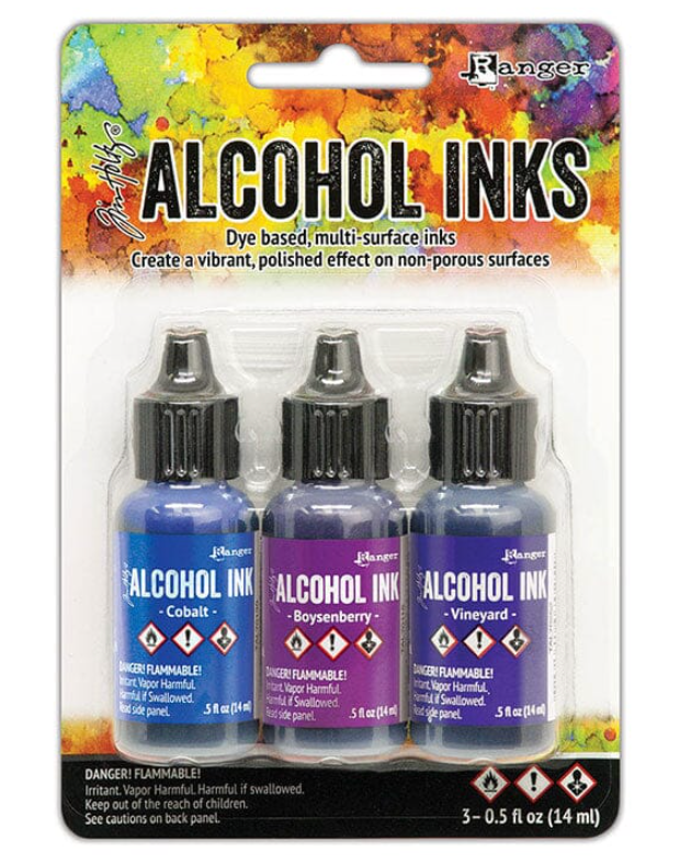 Indigo/Violet Spectrum - Tim Holtz Alcohol Ink Set