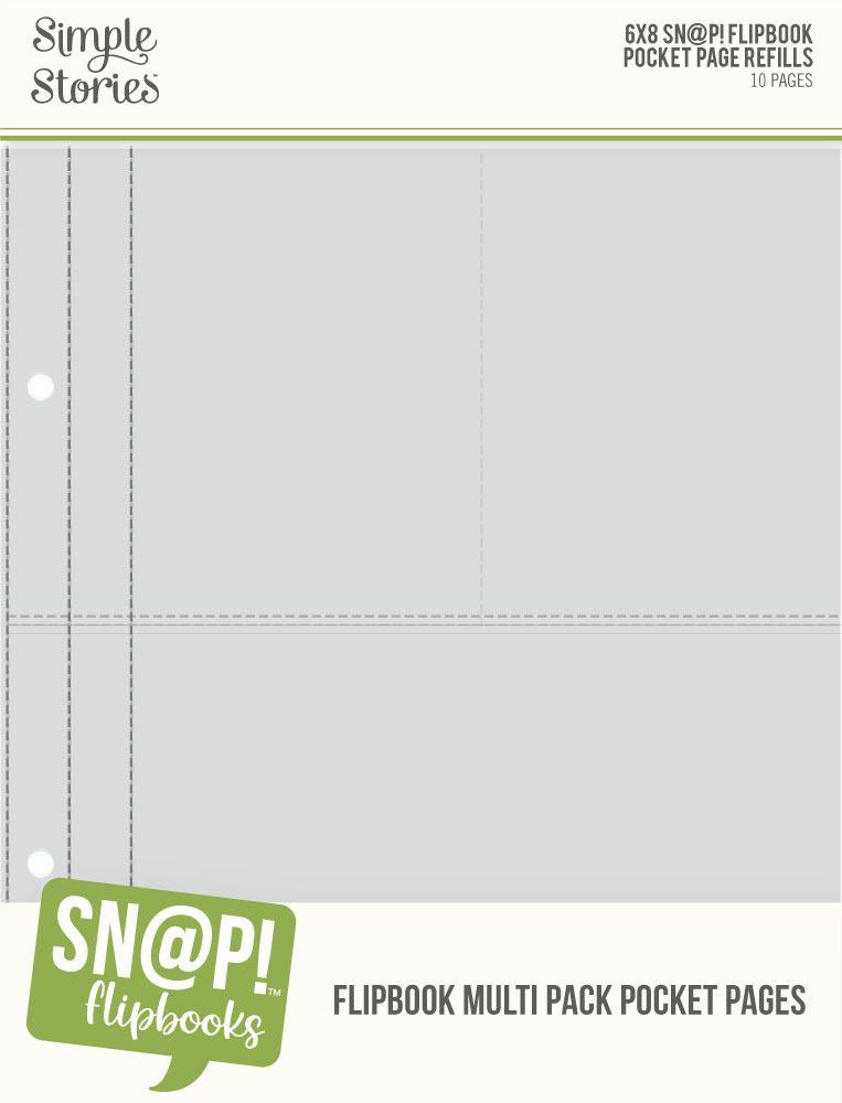 Multi - 6x8 SNAP! FlipBook - Page Refills