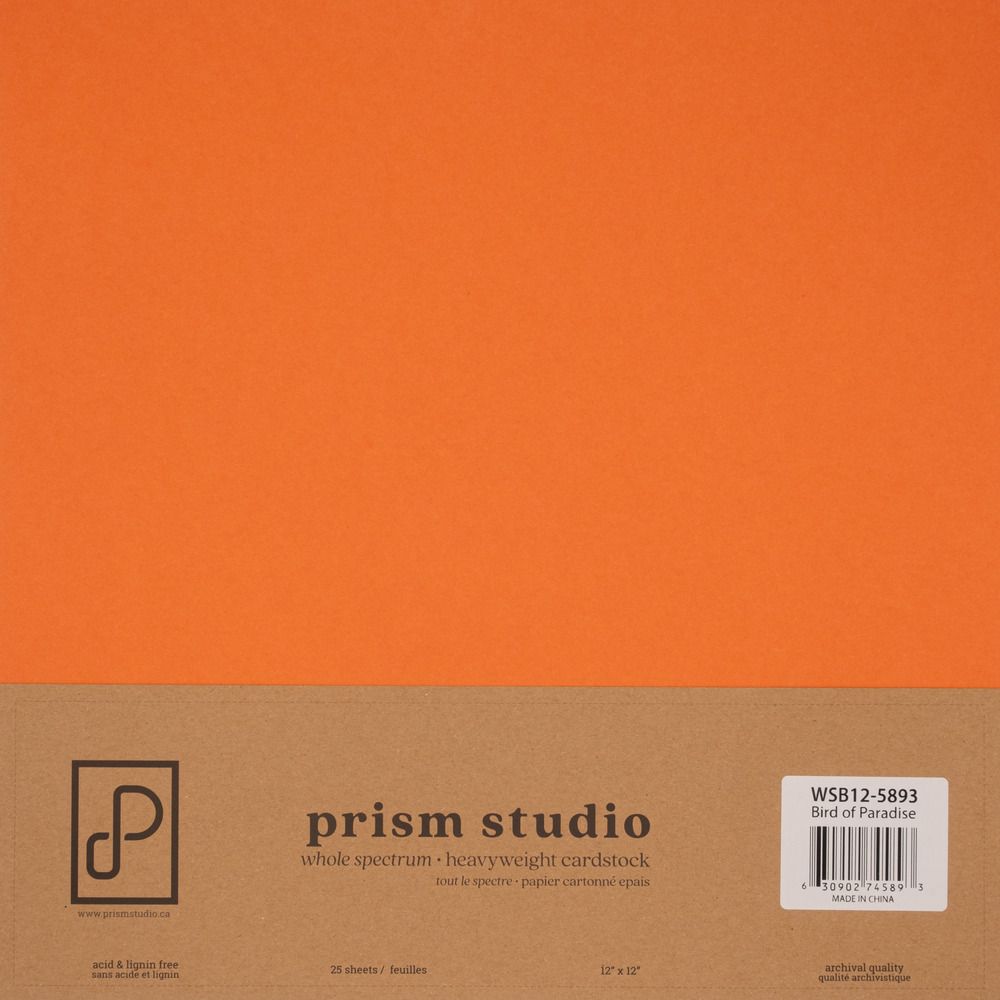 Bird of Paradise - 12x12 Whole Spectrum Smooth Cardstock