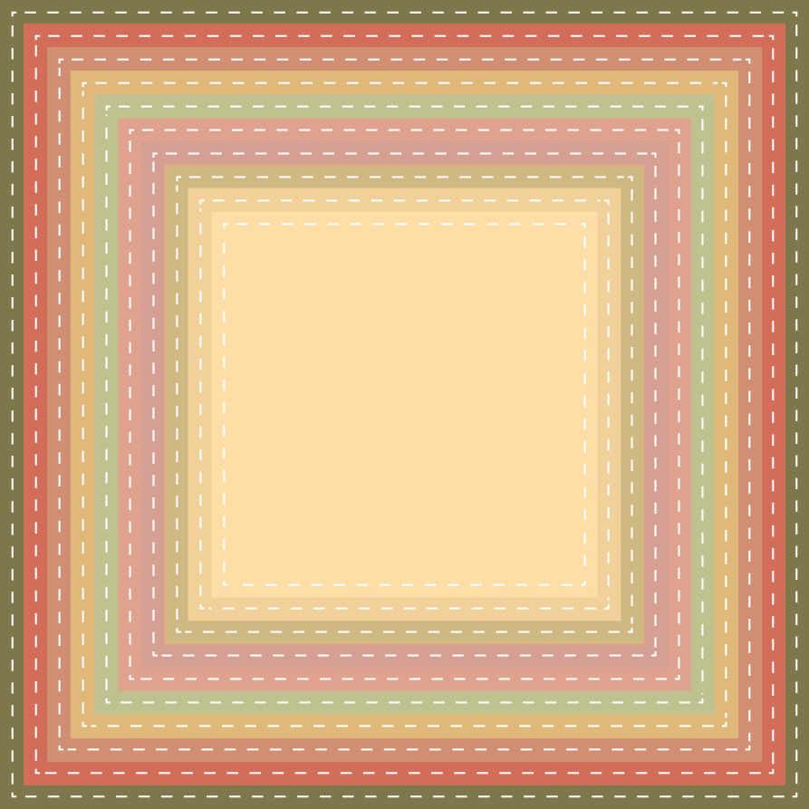 Nesting Stitched Squares - Die Set