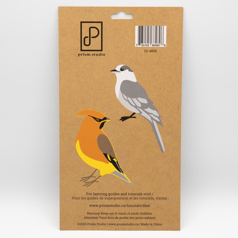 Canada Jay &amp; Cedar Waxwing - Die Set