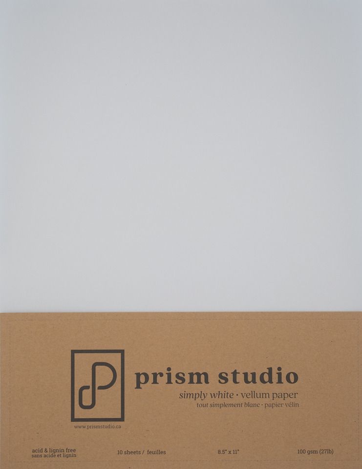 Simply White - 8.5x11 Vellum