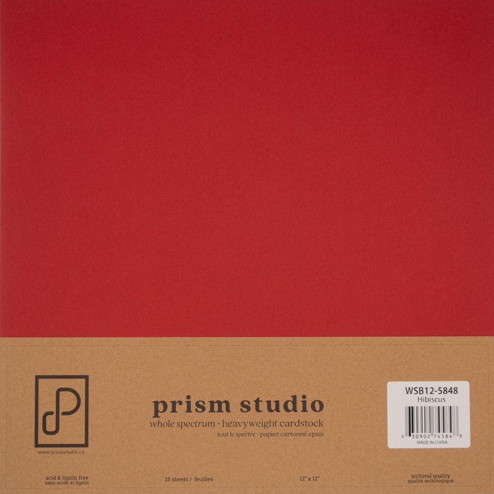 Hibiscus - 12x12 Whole Spectrum Smooth Cardstock