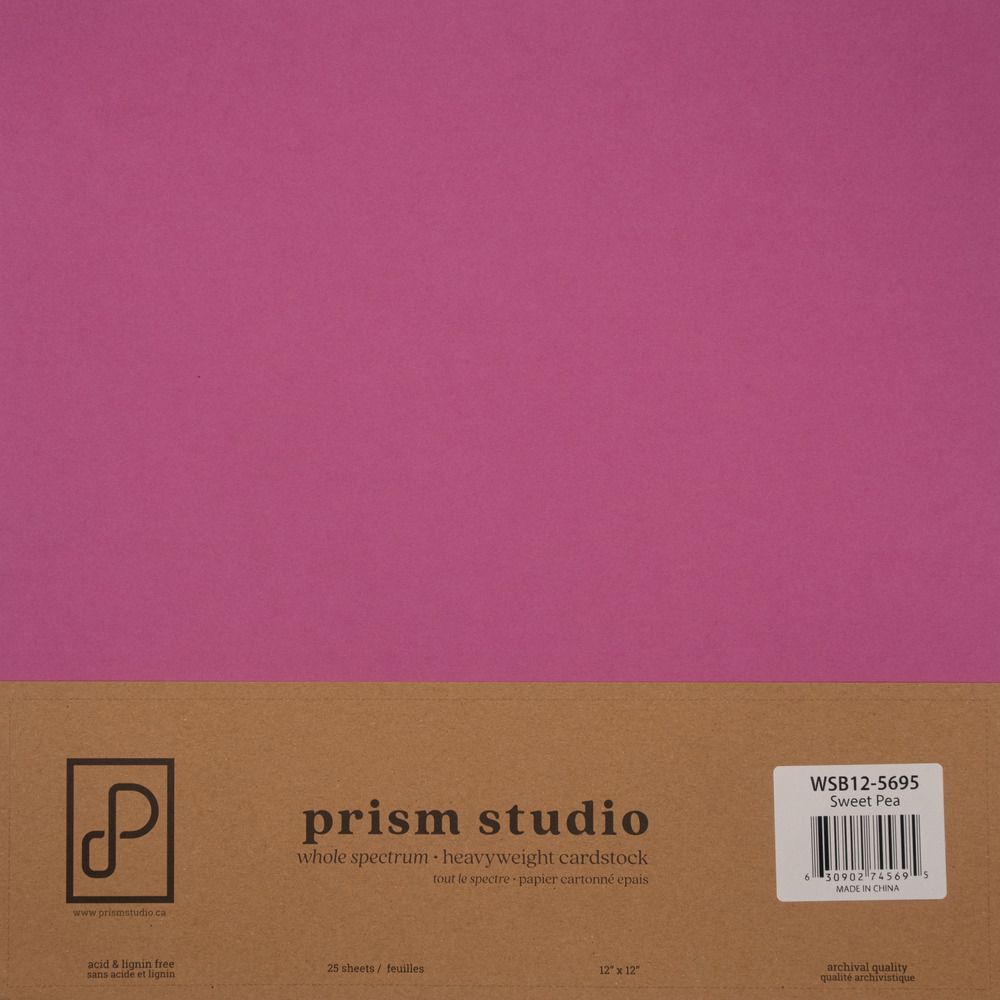Sweet Pea - 12x12 Whole Spectrum Smooth Cardstock