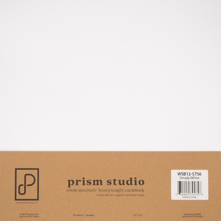 Simply White - 12x12 Whole Spectrum Smooth Cardstock