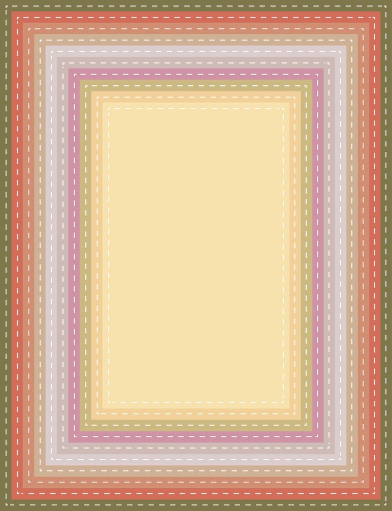 Nesting Stitched Rectangles - Die Set