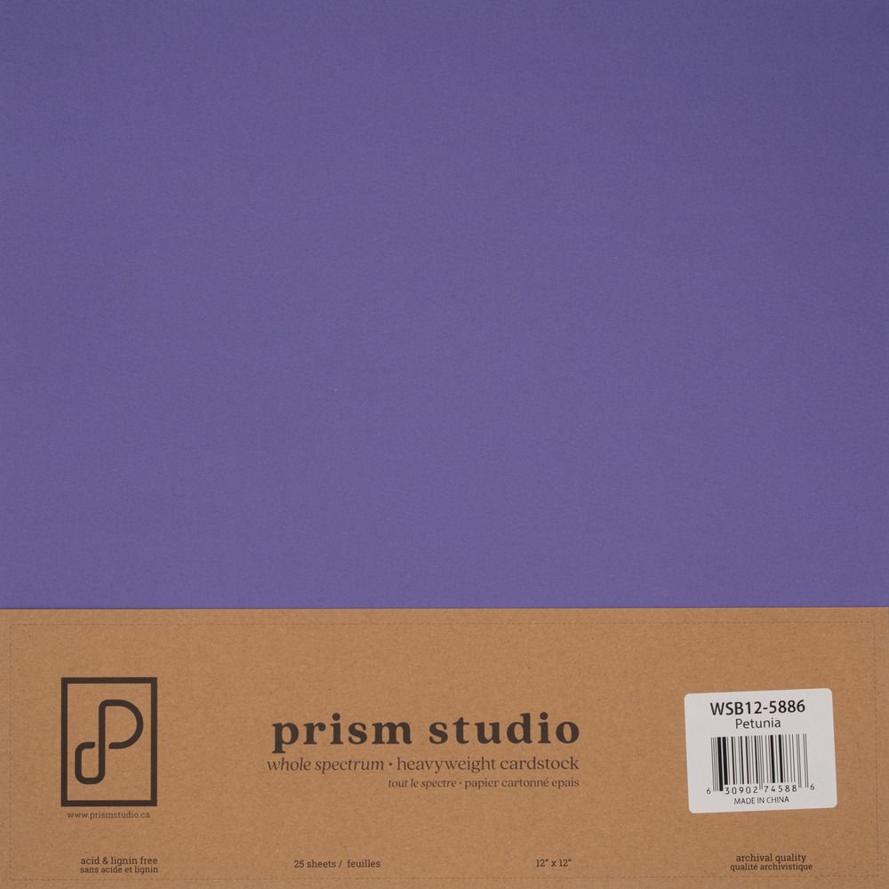 Petunia - 12x12 Whole Spectrum Smooth Cardstock