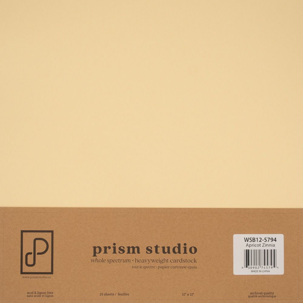 Apricot Zinnia - 12x12 Whole Spectrum Smooth Cardstock