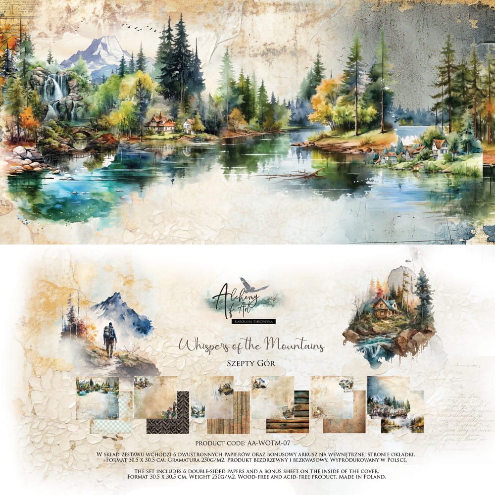 12x12 Paper Collection - Whispers of the Mountains Collection