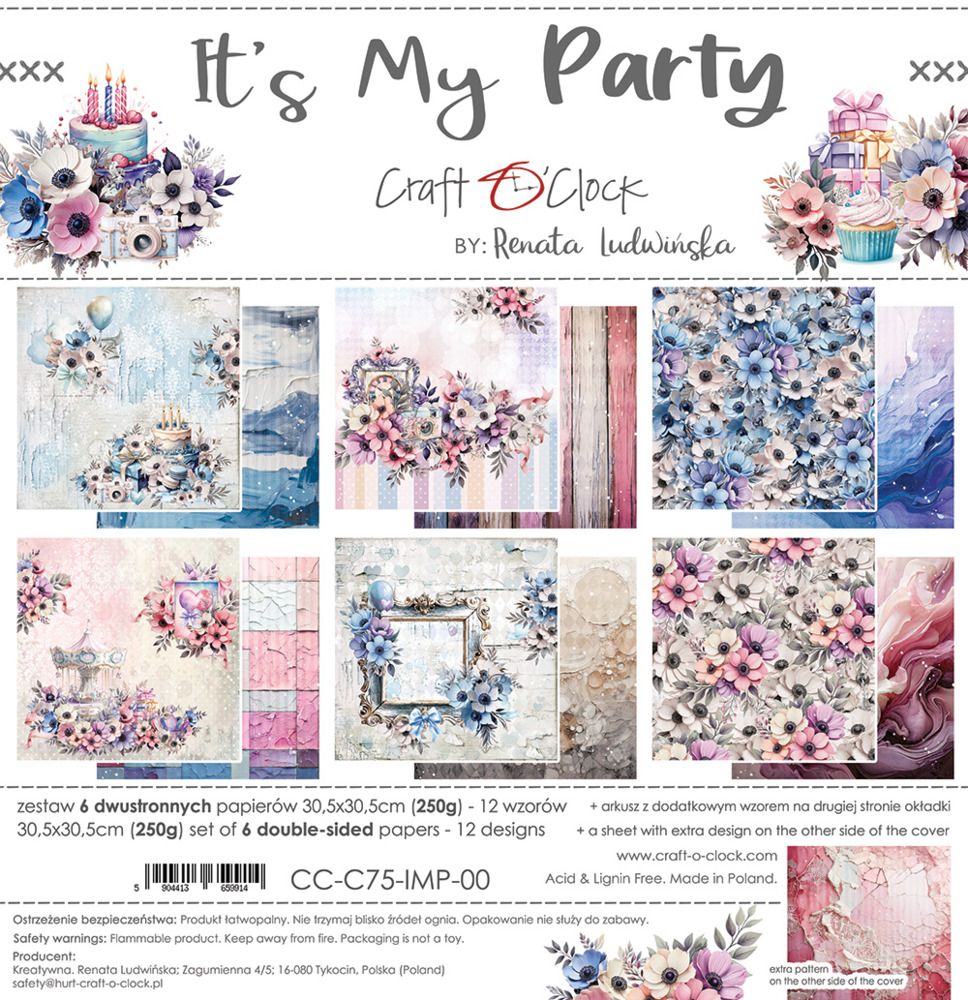 12x12 Paper Pad - It&#39;s My Party Collection