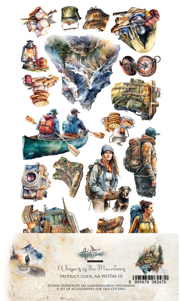 6x12 Extras Paper Set - Whispers of the Mountains Collection
