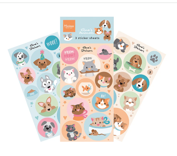 Eline&#39;s Cats &amp; Dogs - Stickers