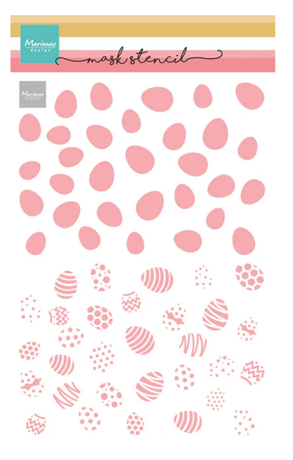 2-Layer Easter Eggs - Layering Stencil