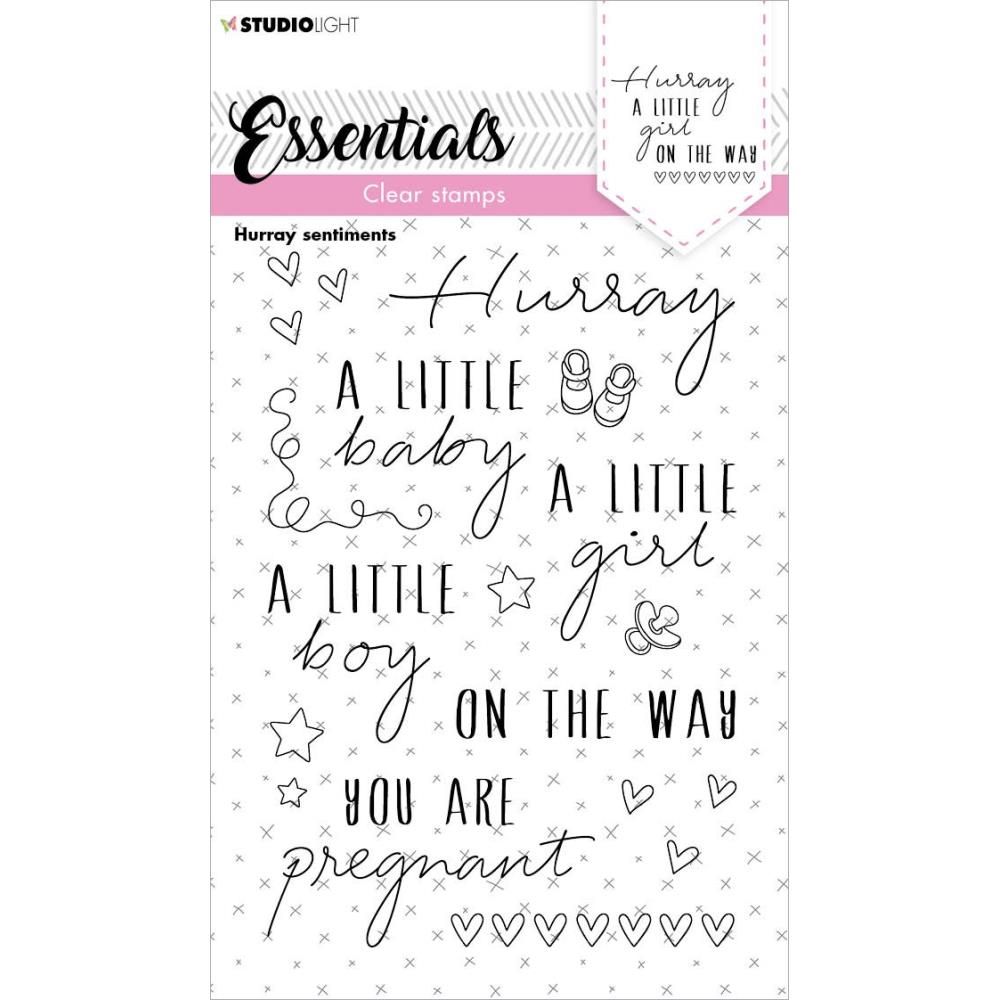 Congratulations Sentiments - Clear Stamp Set
