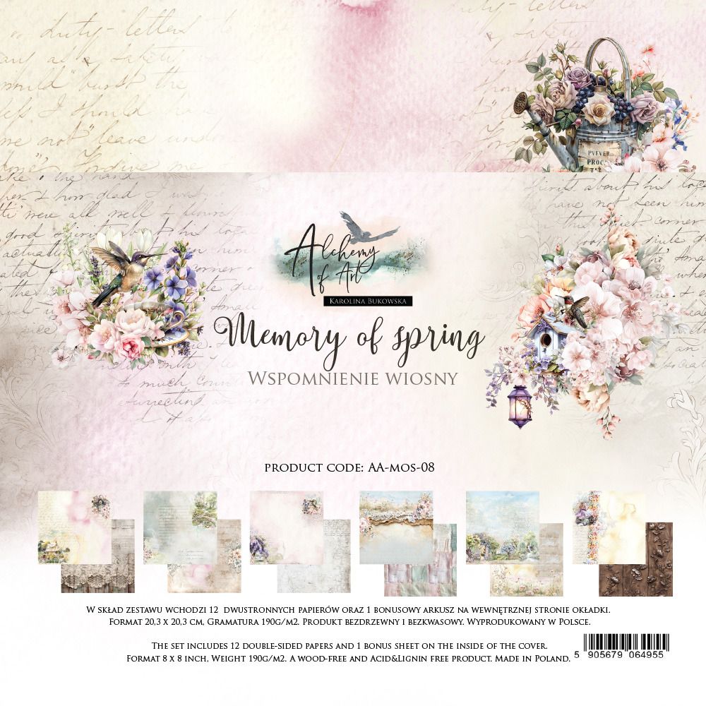 8x8 Paper Collection - Memory of Spring Collection