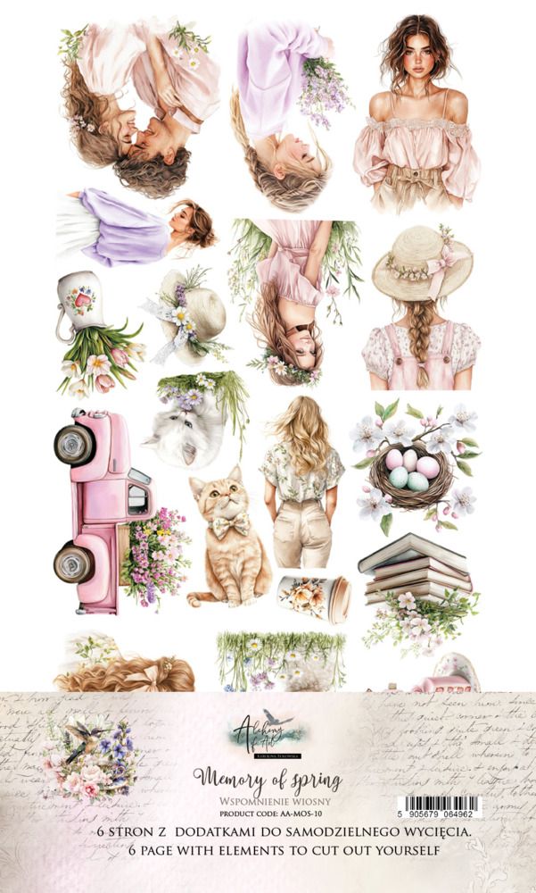 6x12 Extras Paper Set - Memory of Spring Collection