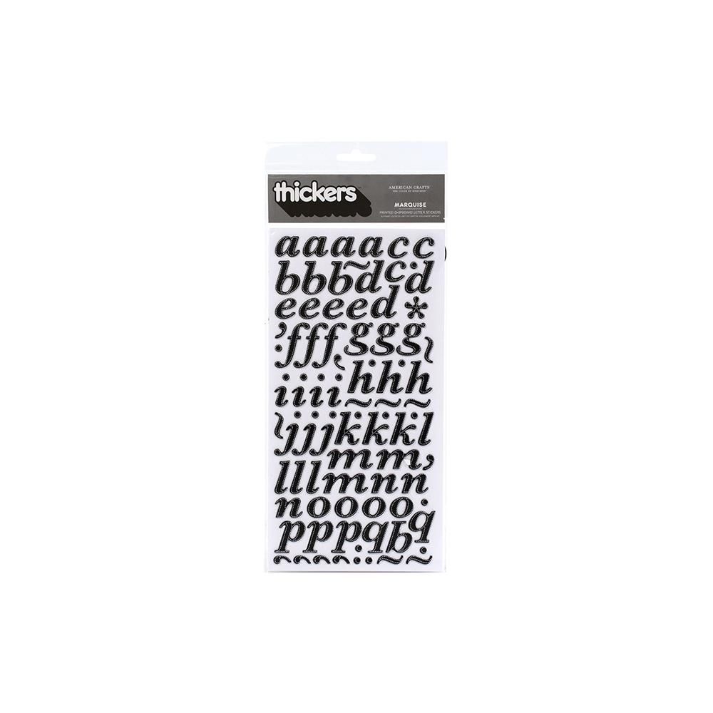 Marquise - Thickers Alphabet Stickers