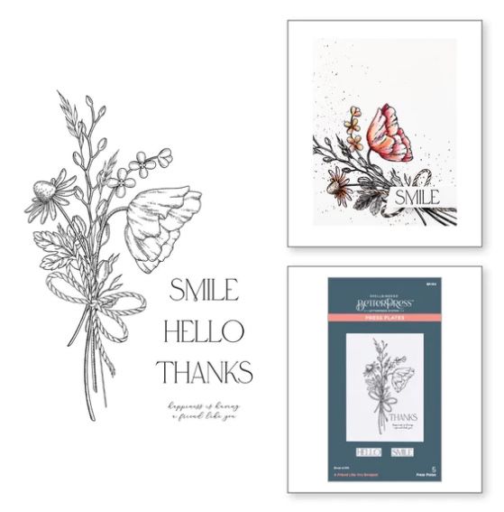 A Friend Like You Bouquet - BetterPress Press Plate