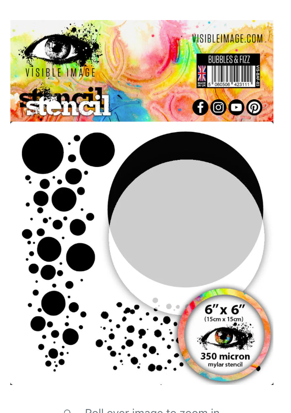 Bubbles &amp; Fizz - Stencil