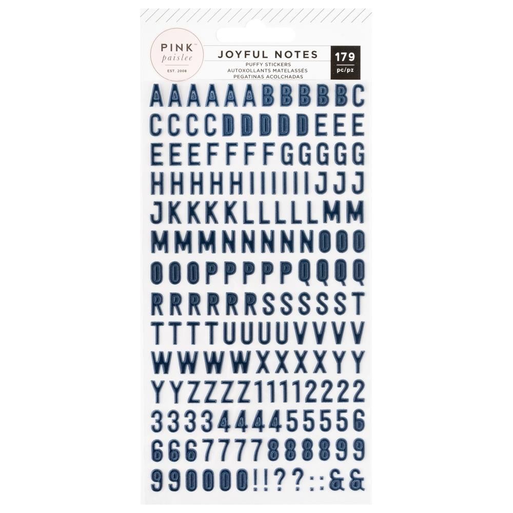 Joyful Notes - Puffy Alphabet Stickers
