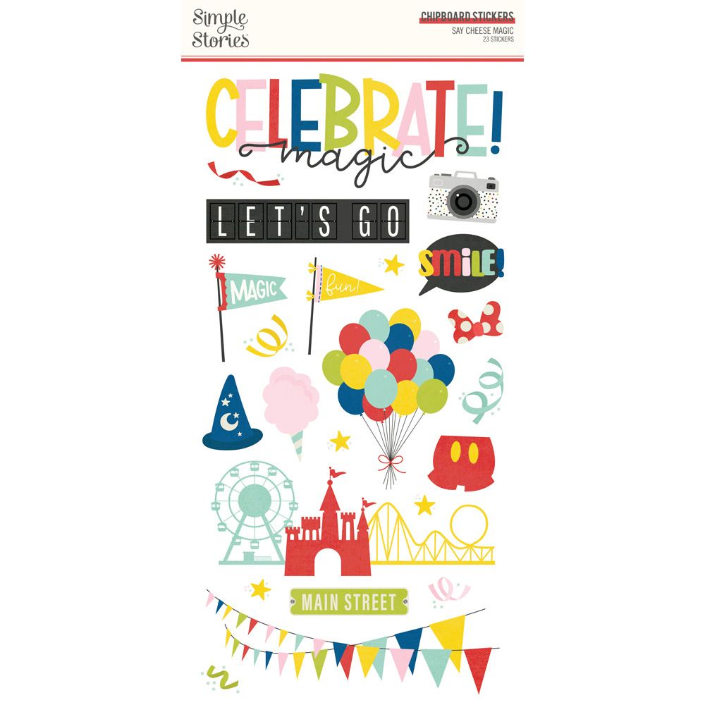 Chipboard Stickers - Say Cheese Magic Collection