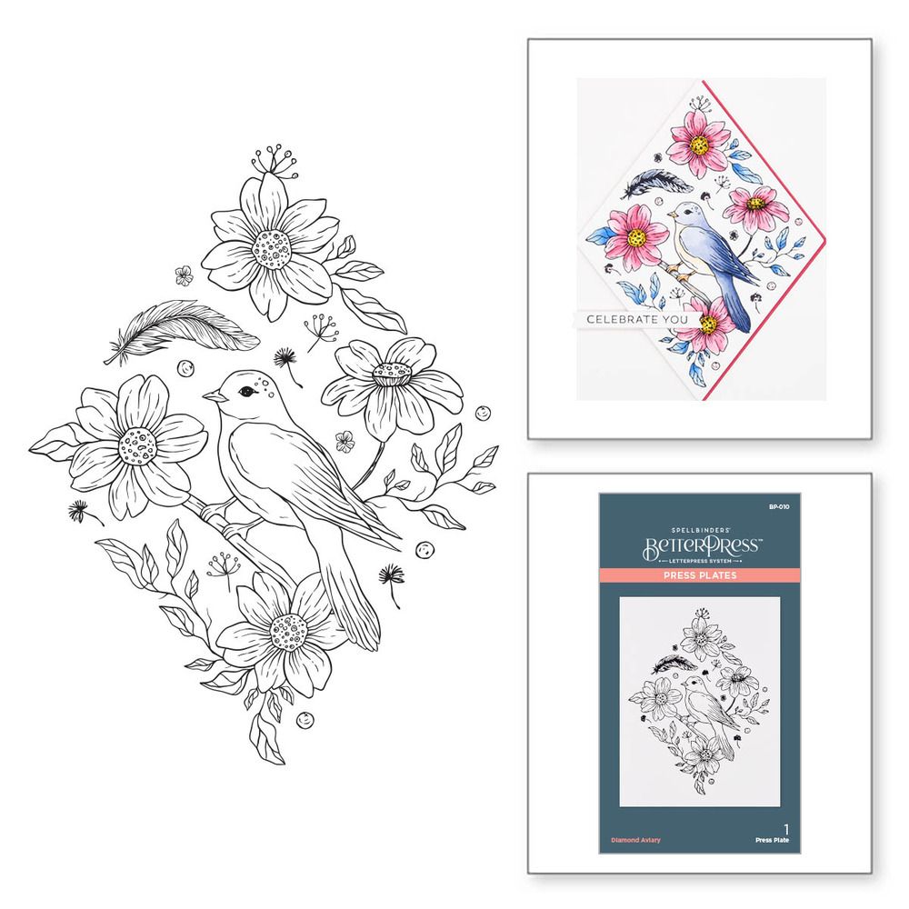 Diamond Aviary - BetterPress Press Plates