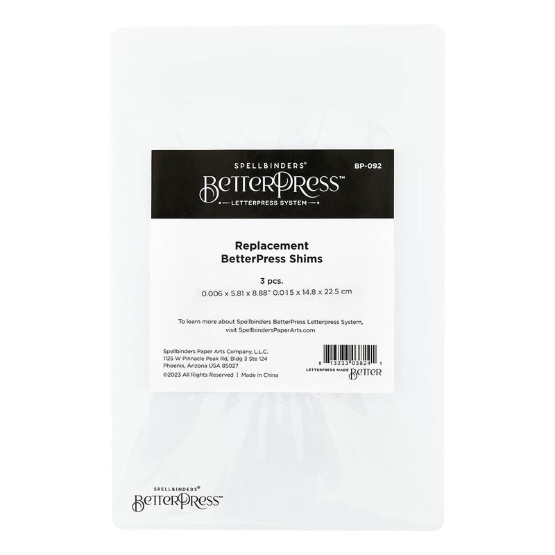 Replacement Shims - BetterPress