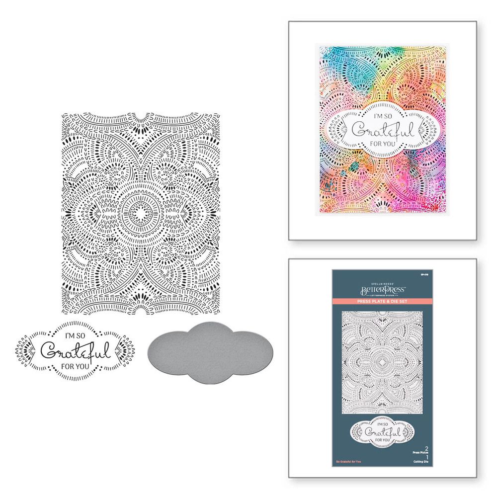 So Grateful for You - BetterPress Plates &amp; Dies