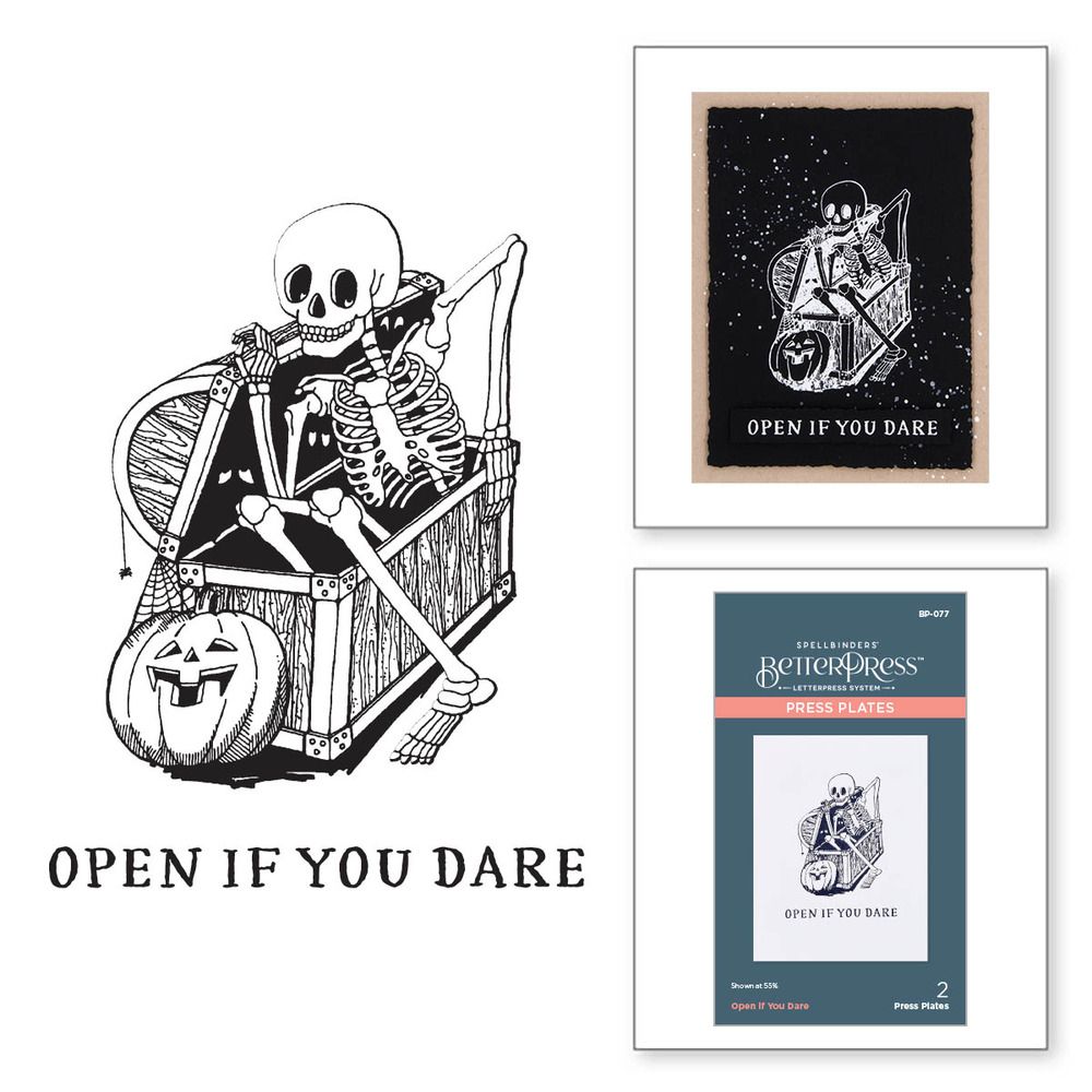Open if You Dare - BetterPress Press Plate