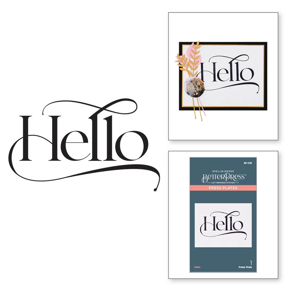 Hello - BetterPress Press Plates