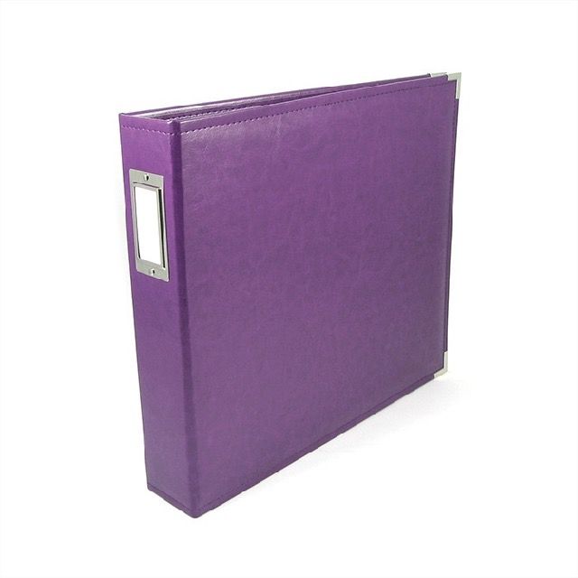 12x12 Classic Album - D-ring - Grape Soda