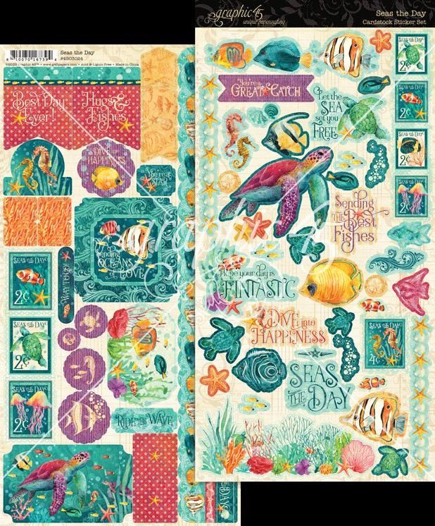 Sticker Set - Seas the Day Collection