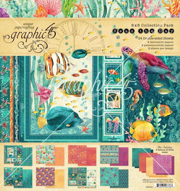 8x8 Collection Pack - Seas the Day Collection