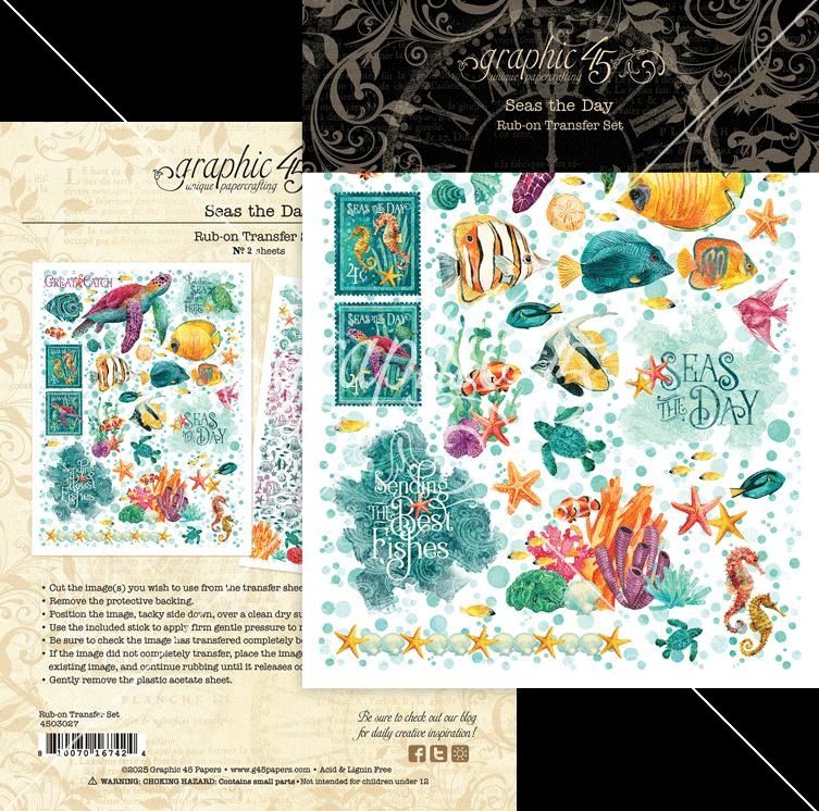 Rub-on Transfers - Seas the Day Collection