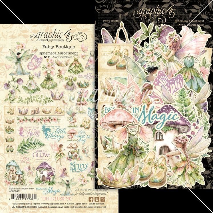 Ephemera Set - Fairy Boutique Collection