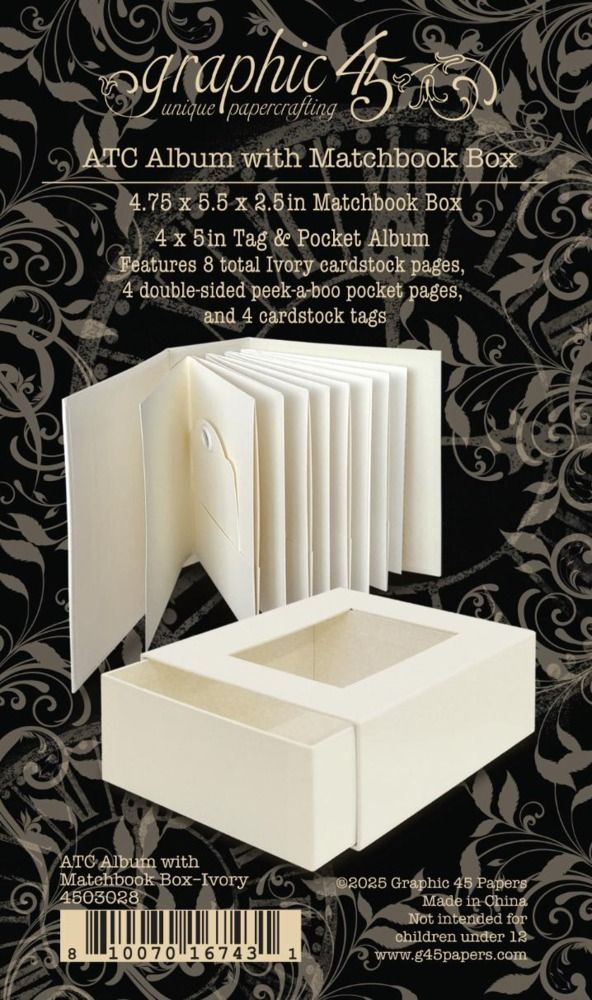 Ivory - ATC Album with Matchbook Box
