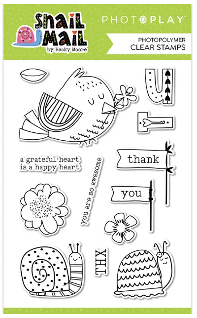 Snail Mail - Clear Stamp Set