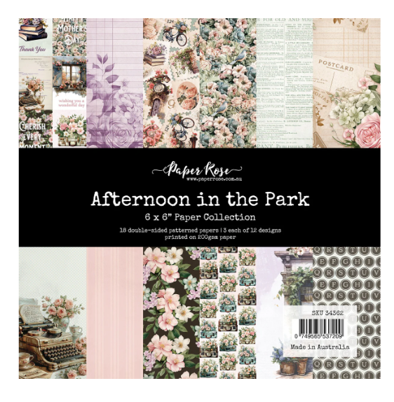 6x6 Paper Pack - Afternoon in the Park Collection