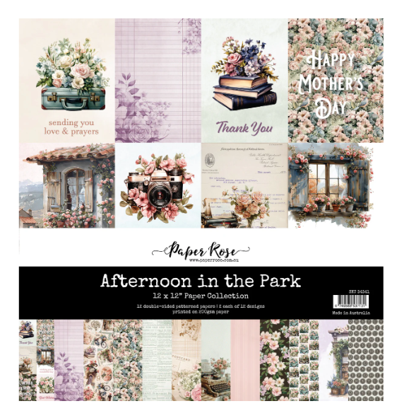 12x12 Paper Pack - Afternoon in the Park Collection