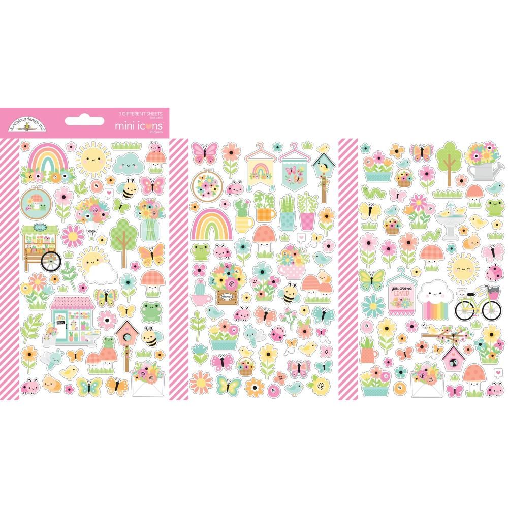 Butterfly Kisses - Mini Icons - Stickers - Butterfly Kisses Collection