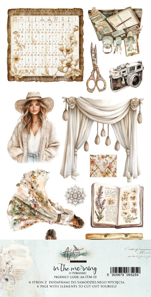 6x12 Extras Paper Set - In the Morning Collection