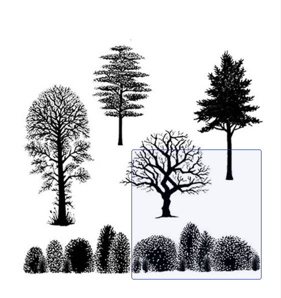 Tree Scene - Stamp Set