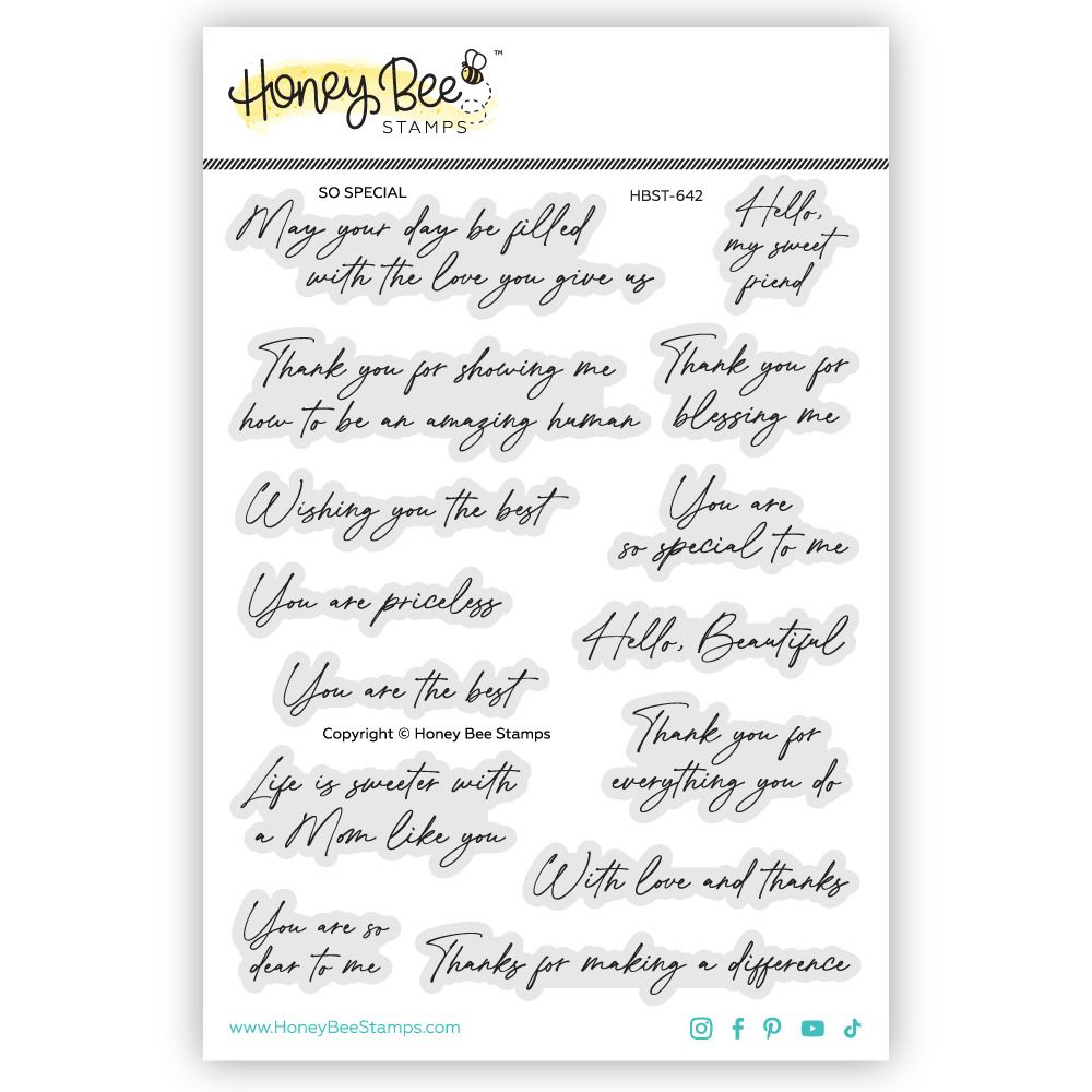 So Special - Clear Stamp Set