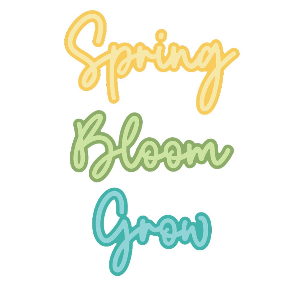 Great Greetings: Spring - Die Set
