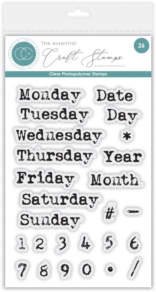Days of the Week - Clear Stamp